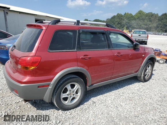 2003 Mitsubishi Outlander LS with VIN JA4LX31G83U020090, listed as a Copart auction lot 69324704 with 156,636 mi miles and Clean Title. Bid and sale history available at carsss.com. Image 3.