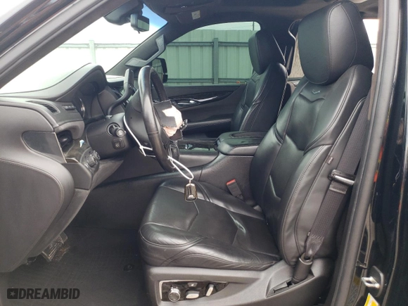 2018 Cadillac Escalade Platinum with VIN 1GYS4DKJ7JR269551, listed as a Copart auction lot 46816595 with 130,772 mi miles and Salvage Title. Bid and sale history available at carsss.com. Image 7.