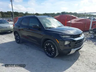 2022 Chevrolet TrailBlazer LT with VIN KL79MPSL0NB093879, listed as a IAAI auction lot 41464579 with 52,679 mi miles. Bid and sale history available at carsss.com. Image 1.