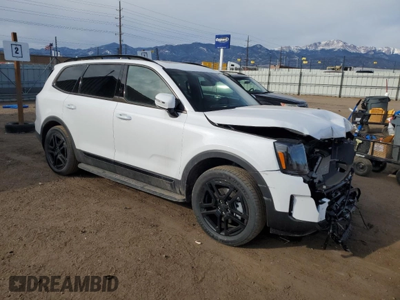 2025 Kia Telluride SX X-Line с VIN 5XYP5DGC6SG594579, выставлен на аукционе Copart как лот 48761095 с пробегом 466 миль миль и Списание • Salvage title. История ставок и продаж доступна на DreamBid. Изображение 4.
