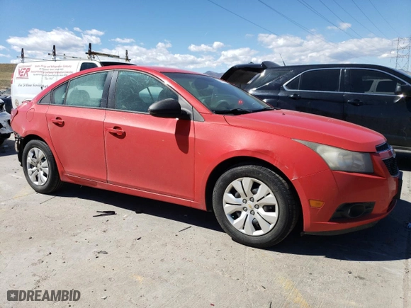 2014 Chevrolet Cruze LS with VIN 1G1PB5SH7E7166435, listed as a Copart auction lot 50003805 with NaN miles and Salvage Title. Bid and sale history available at carsss.com. Image 4.