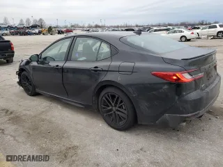2025 Toyota Camry LE with VIN 4T1DAACK8SU067566, listed as a Copart auction lot 44166615 with 8,598 mi miles and Salvage Title. Bid and sale history available at carsss.com. Image 2.