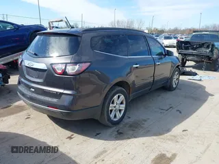 2013 Chevrolet Traverse LT with VIN 1GNKVGKD5DJ131774, listed as a IAAI auction lot 41967936 with 187,945 mi miles and . Bid and sale history available at DreamBid. Image 4.