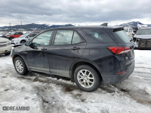 2023 Chevrolet Equinox LS with VIN 3GNAXSEG1PL221869, listed as a Copart auction lot 45819025 with 17,104 mi miles and Salvage Title. Bid and sale history available at carsss.com. Image 2.