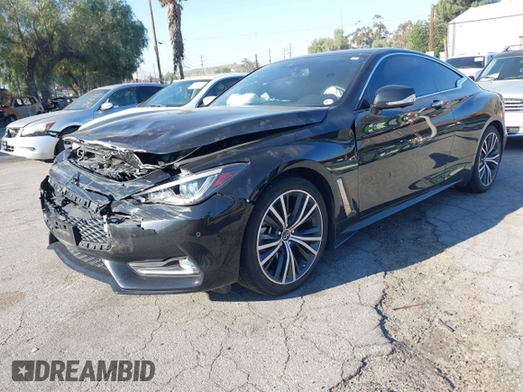 2022 Infiniti Q60 Luxe with VIN JN1EV7KK2NM600262, listed as a IAAI auction lot 41637351 with 22,754 mi miles and . Bid and sale history available at carsss.com. Image 19.