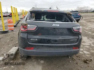 2018 Jeep Compass Limited with VIN 3C4NJDCB4JT333992, listed as a Copart auction lot 50012535 with 103,835 mi miles and Clean title. Bid and sale history available at DreamBid. Image 6.
