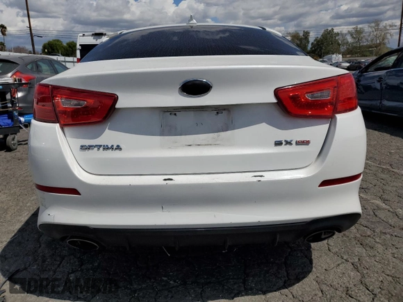 2015 Kia Optima SX with VIN 5XXGR4A73FG402223, listed as a Copart auction lot 51659955 with 136,946 mi miles and Clean Title. Bid and sale history available at carsss.com. Image 6.