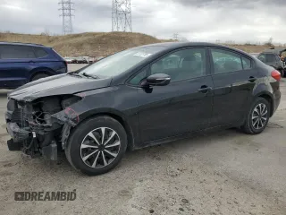 2015 Kia Forte LX with VIN KNAFX4A69F5415584, listed as a Copart auction lot 51122795 with 137,068 mi miles and Salvage Title. Bid and sale history available at carsss.com. Image 1.