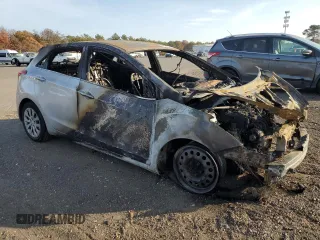 2017 Hyundai Elantra GT with VIN KMHD35LH6HU374894, listed as a Copart auction lot 78485924 with 0 mi miles and Salvage Title. Bid and sale history available at carsss.com. Image 4.