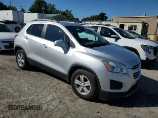 2015 Chevrolet Trax LT with VIN 3GNCJLSB9FL175263, listed as a Copart auction lot 60866654 with 127,134 mi miles and Salvage Title. Bid and sale history available at carsss.com. Image 4.
