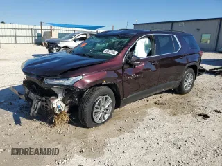 2022 Chevrolet Traverse LT Cloth with VIN 1GNEVGKW7NJ143084, listed as a Copart auction lot 49617865 with 0 mi miles and Non Repairable. Bid and sale history available at carsss.com. Image 1.