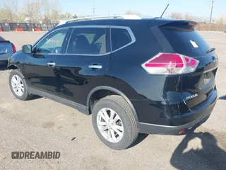 2014 Nissan Rogue SV with VIN 5N1AT2MV9EC853155, listed as a IAAI auction lot 42025278 with 93,467 mi miles. Bid and sale history available at carsss.com. Image 3.