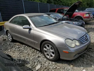 2004 Mercedes-Benz CLK 320 with VIN WDBTJ65J74F111113, listed as a Copart auction lot 67283254 with 107,274 mi miles and Salvage Title. Bid and sale history available at carsss.com. Image 4.