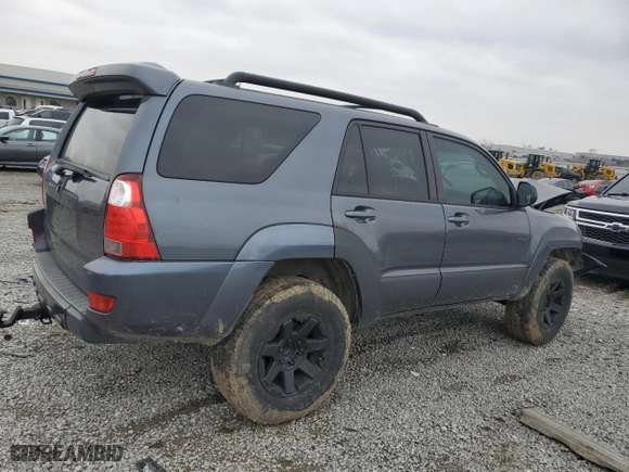 2005 Toyota 4Runner SR5 with VIN JTEBU14R558031518, listed as a Copart auction lot 43707575 with 280,296 mi miles and Salvage Title. Bid and sale history available at carsss.com. Image 3.