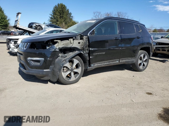 2018 Jeep Compass Altitude z VIN 3C4NJDBB9JT361305, wystawiony jako Copart lot #50126355 z przebiegiem 49 810 mil mil oraz Szkoda całkowita • Salvage title. Historia ofert i sprzedaży dostępna na DreamBid. Obrazek 1.