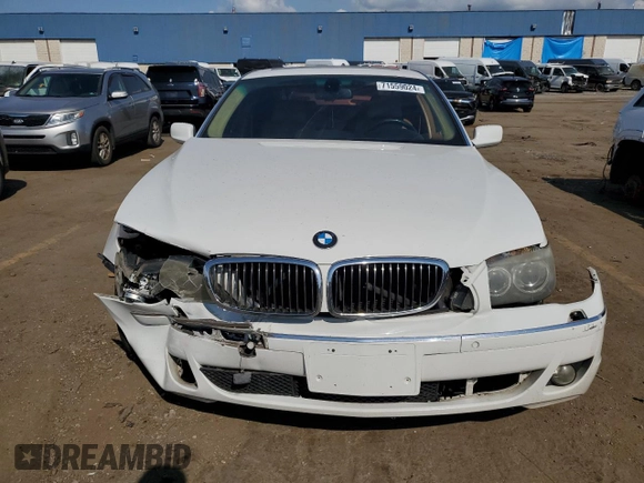 2007 BMW 7 Series 750Li with VIN WBAHN83567DT67074, listed as a Copart auction lot 71559024 with 177,475 mi miles and Clean Title. Bid and sale history available at carsss.com. Image 5.