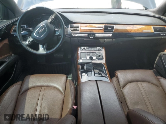 2013 Audi A8 L 3.0L with VIN WAURGAFD0DN003358, listed as a Copart auction lot 55416175 with 114,973 mi miles and Salvage Title. Bid and sale history available at carsss.com. Image 8.