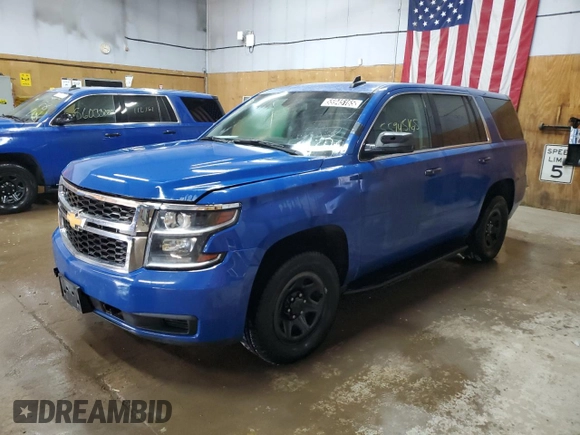 2018 Chevrolet Tahoe Commercial z VIN 1GNSKDEC0JR311574, wystawiony jako Copart lot #55945165 z przebiegiem 116 526 mil mil oraz Czysty tytuł • Clean title. Historia ofert i sprzedaży dostępna na DreamBid. Obrazek 1.