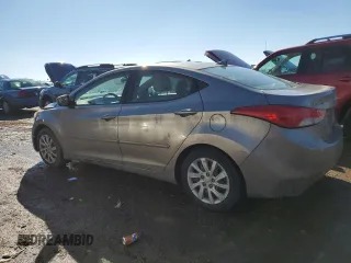 2011 Hyundai Elantra GLS with VIN 5NPDH4AE2BH035365, listed as a Copart auction lot 46697255 with 0 mi miles and Salvage Title. Bid and sale history available at carsss.com. Image 2.