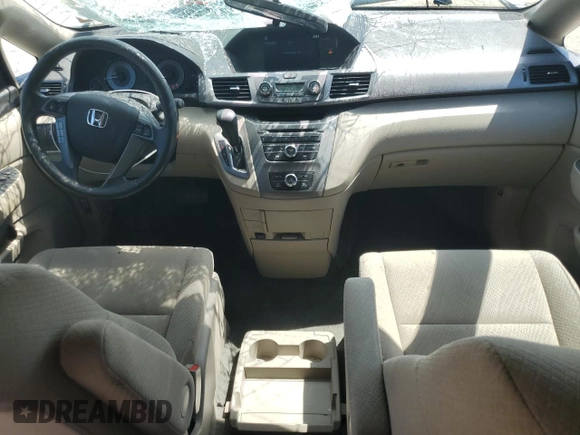 2015 Honda Odyssey LX with VIN 5FNRL5H27FB054746, listed as a Copart auction lot 53023405 with 96,548 mi miles and Salvage Title. Bid and sale history available at DreamBid. Image 8.
