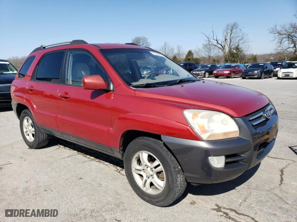 2006 Kia Sportage LX with VIN KNDJF723X67196077, listed as a Copart auction lot 47399434 with 212,825 mi miles and Salvage Title. Bid and sale history available at carsss.com. Image 4.