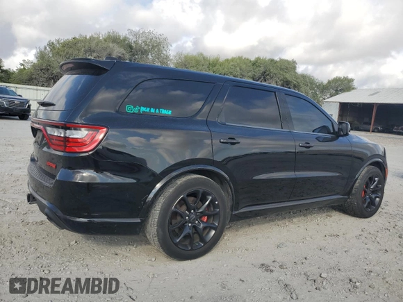 2021 Dodge Durango SRT Hellcat with VIN 1C4SDJH91MC662339, listed as a Copart auction lot 78752194 with 50,682 mi miles and Salvage Title. Bid and sale history available at DreamBid. Image 3.