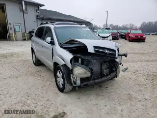 2008 Hyundai Tucson SE with VIN KM8JN72D58U809458, listed as a Copart auction lot 85988754 with 154,412 mi miles and Salvage Title. Bid and sale history available at carsss.com. Image 12.