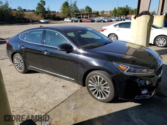 2017 Kia Cadenza Premium with VIN KNALB4J15H5039510, listed as a Copart auction lot 76071054 with 107,197 mi miles and Salvage Title. Bid and sale history available at carsss.com. Image 4.
