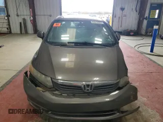 2012 Honda Civic EX with VIN 19XFB2F80CE320346, listed as a Copart auction lot 53514955 with Not Provided miles and Salvage Title. Bid and sale history available at DreamBid. Image 5.