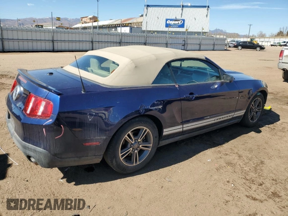 2012 Ford Mustang V6 with VIN 1ZVBP8EM5C5257187, listed as a Copart auction lot 48077825 with 122,794 mi miles and Salvage Title. Bid and sale history available at carsss.com. Image 3.