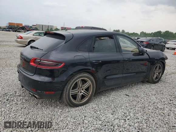 2015 Porsche Macan S with VIN WP1AB2A50FLB58798, listed as a Copart auction lot 59753495 with 173,577 mi miles and Salvage title. Bid and sale history available at DreamBid. Image 3.
