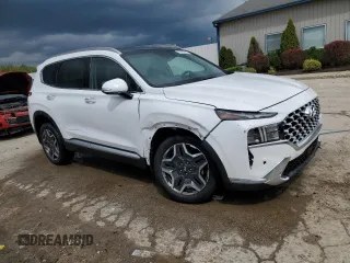 2023 Hyundai Santa Fe Hybrid SEL Premium with VIN 5NMS3DA13PH017786, listed as a Copart auction lot 72655854 with 8,977 mi miles and Salvage Title. Bid and sale history available at carsss.com. Image 4.
