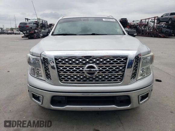2017 Nissan Titan SV with VIN 1N6AA1E60HN524426, listed as a Copart auction lot 55036775 with 109,258 mi miles and Salvage title. Bid and sale history available at DreamBid. Image 5.