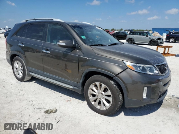 2014 Kia Sorento EX with VIN 5XYKU4A75EG468940, listed as a Copart auction lot 47199495 with 64,099 mi miles and Salvage Title. Bid and sale history available at carsss.com. Image 4.