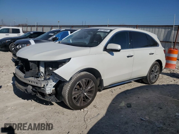 2019 Acura MDX Technology z VIN 5J8YD3H57KL009161, wystawiony jako Copart lot #86715854 z przebiegiem 30 935 mil mil oraz Szkoda całkowita • Salvage title. Historia ofert i sprzedaży dostępna na DreamBid. Obrazek 1.