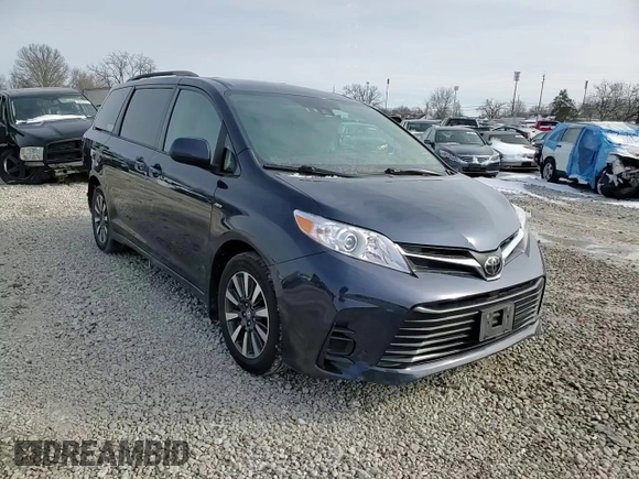 2019 Toyota Sienna LE with VIN 5TDJZ3DC1KS223325, listed as a Copart auction lot 45758815 with 102,605 mi miles and Salvage Title. Bid and sale history available at carsss.com. Image 11.