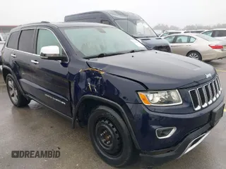 2014 Jeep Grand Cherokee Limited with VIN 1C4RJEBGXEC387318, listed as a IAAI auction lot 41590258 with 142,363 mi miles. Bid and sale history available at carsss.com. Image 1.