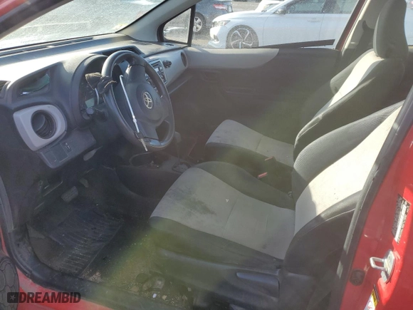 2012 Toyota Yaris L with VIN JTDJTUD33CD503588, listed as a Copart auction lot 44392095 with 0 mi miles and Clean Title. Bid and sale history available at carsss.com. Image 7.