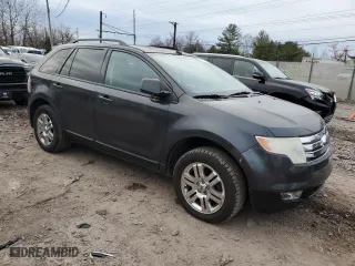 2007 Ford Edge SEL PLUS with VIN 2FMDK49C47BB55722, listed as a Copart auction lot 49033455 with 139,553 mi miles and Salvage Title. Bid and sale history available at carsss.com. Image 4.