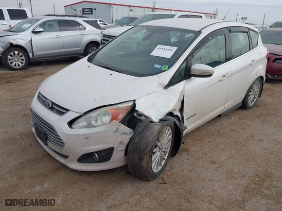 2013 Ford C-Max Hybrid SEL with VIN 1FADP5BU7DL544628, listed as a IAAI auction lot 41583426 with 230,761 mi miles. Bid and sale history available at carsss.com. Image 16.