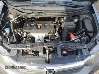 2012 Honda Civic EX with VIN 19XFB2F87CE052413, listed as a Copart auction lot 46215765 with 128,207 mi miles and Salvage Title. Bid and sale history available at DreamBid. Image 11.