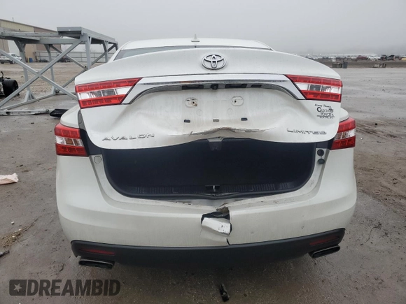 2013 Toyota Avalon XLE with VIN 4T1BK1EB1DU033408, listed as a Copart auction lot 86608364 with Not Provided miles and Salvage Title. Bid and sale history available at DreamBid. Image 6.