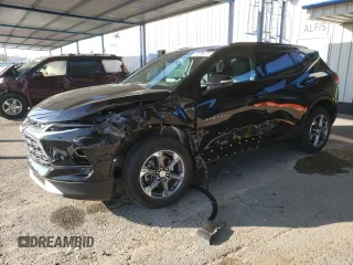 2024 Chevrolet Blazer LT z VIN 3GNKBJR45RS163609, wystawiony jako Copart lot #82987384 z przebiegiem 27 882 mil mil oraz Nie do naprawy • Non repairable. Historia ofert i sprzedaży dostępna na DreamBid. Obrazek 1.