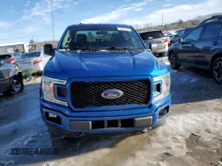 2018 Ford F-150 XL with VIN 1FTEX1EP1JFA25629, listed as a Copart auction lot 45557075 with 41,077 mi miles and Salvage Title. Bid and sale history available at carsss.com. Image 5.