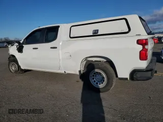 2020 Chevrolet Silverado 1500 Work Truck with VIN 1GCRYAEH1LZ325700, listed as a Copart auction lot 81700634 with 53,251 mi miles and Salvage Title. Bid and sale history available at carsss.com. Image 2.
