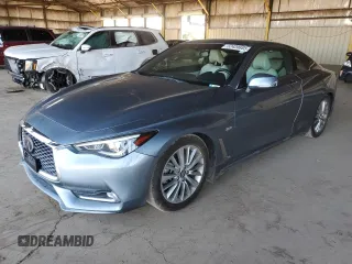 2020 Infiniti Q60 Luxe with VIN JN1EV7EK6LM340103, listed as a Copart auction lot 52420885 with 81,055 mi miles and Salvage Title. Bid and sale history available at carsss.com. Image 1.