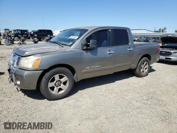 2006 Nissan Titan SE with VIN 1N6AA07A26N542824, listed as a Copart auction lot 50074455 with 216,325 mi miles and Clean title. Bid and sale history available at DreamBid. Image 1.