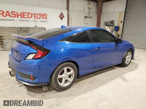 2018 Honda Civic Si with VIN 2HGFC3A58JH752704, listed as a Copart auction lot 43626265 with 125,929 mi miles and Salvage Title. Bid and sale history available at DreamBid. Image 3.
