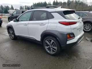 2021 Hyundai Kona Ultimate with VIN KM8K5CA56MU664366, listed as a Copart auction lot 45352555 with 37,034 mi miles and Salvage Title. Bid and sale history available at carsss.com. Image 2.