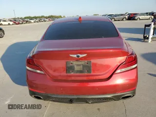 2020 Genesis G70 3.3T with VIN KMTG34LE7LU056746, listed as a Copart auction lot 74780724 with 42,340 mi miles and Salvage Title. Bid and sale history available at carsss.com. Image 6.